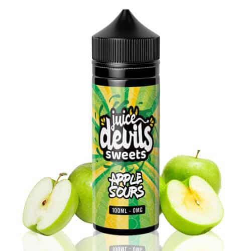 juice devils apple sours sweets 100ml