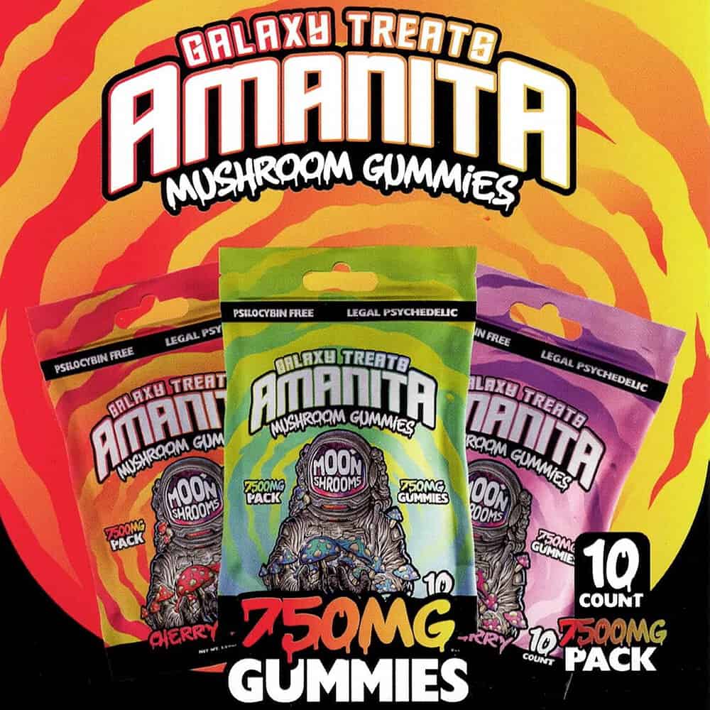 Amanita Gummies - Galaxy Treats i Sverige