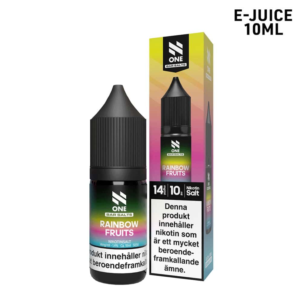 N One | Rainbow Fruits | 10ml E-Juice | 14mg Saltnikotin