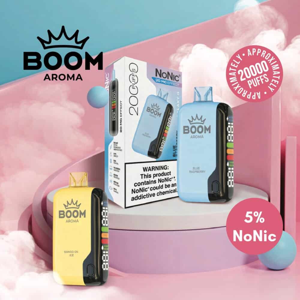 Aroma Kick, Aroma King, Boom vape, NoNic Galaxy 2 50mg 5% effekt