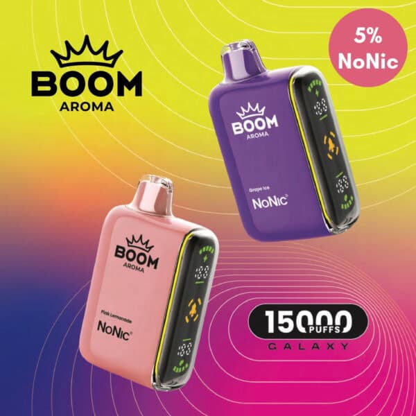 Aroma Kick, Aroma King, Boom vape, NoNic Galaxy 1