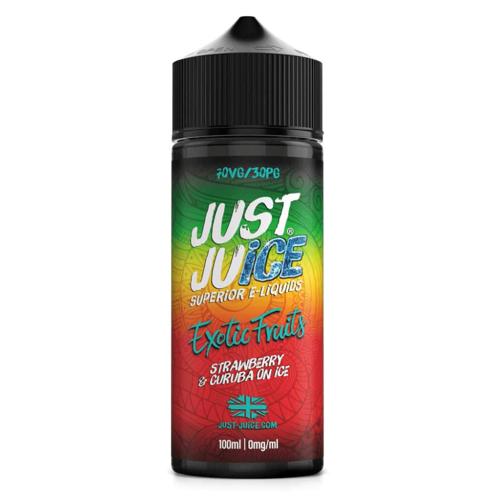 Just Juice Iconic - Strawberry & Curuba Super Ice - 100ml Shortfill