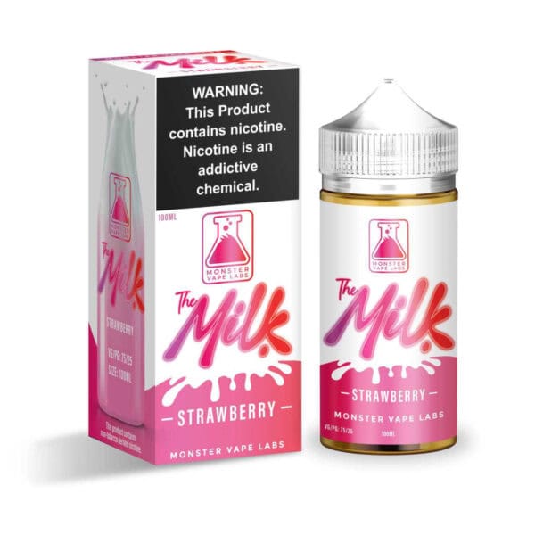 the milk strawberry