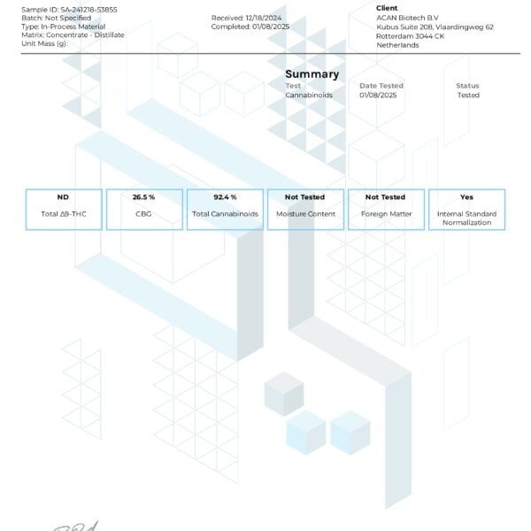 SA 241218 53855 Acan Biotech B.V. 1THCNM Acan Biotech page 0001